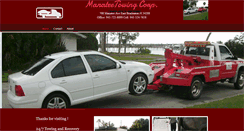 Desktop Screenshot of manateetowing.com